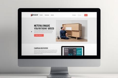 Website design mockup